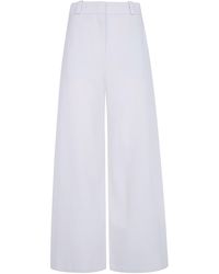 Giorgio Armani - Pants Wide Leg Trousers - Lyst