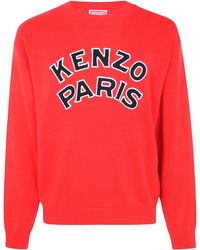 KENZO - Sweater Wool Blend Paris Emblem" - Lyst
