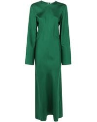 Rohe - Dress Long Sleeve "Fluid Silk Dress" - Lyst