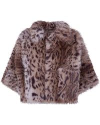 Liviana Conti - Coat Faux Fur "Marcel" - Lyst