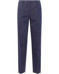Peserico - Strech Gabardine Trousers - Lyst