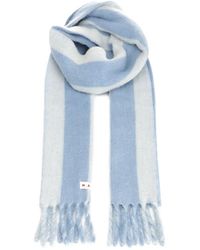 Marni - Striped Knitted Scarf - Lyst