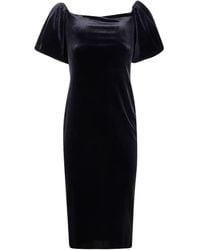 Ralph Lauren - "Faraine" Short Sleeves Cocktail Dress - Lyst