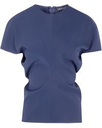DR. HOPE - Top Main Cut "Bias Cut Crew Neck Top" - Lyst