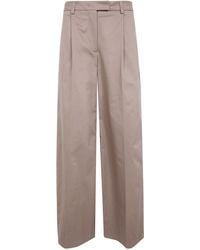 Thelatest - "Deva" Gabardine Trousers - Lyst