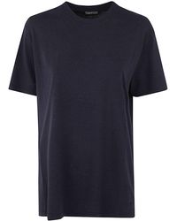 Tom Ford - Cut And Sewn Crew Neck T-shirt Clothing - Lyst