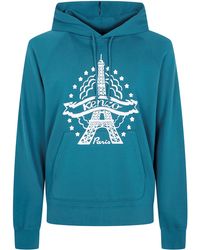 KENZO - Sweatshirt Classic Hoodie "Eiffel Tower Design" - Lyst