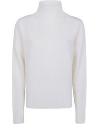 Drumohr - Sweater V Neck "L5Mn504L 125 Milk" - Lyst