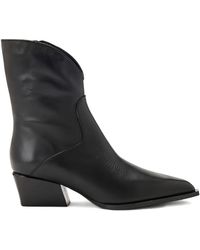 Poeve - Ankle Boots Leather "Mirage" - Lyst