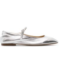 Aeyde - Aline Babies Metallic Ballerina Shoes - Lyst