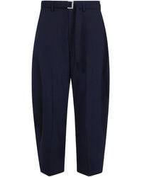 Sacai - Pants With Belt "Suiting Pants" - Lyst