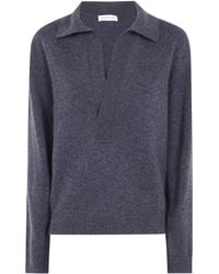 Victoria Beckham - Polo Sweater Collar "Polo Collar Jumper" - Lyst
