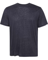 Majestic - Solid Color Short Sleeves Round Neck Sweater - Lyst