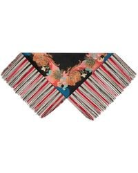 Etro - Foulard With Fringe 50X50 - Lyst