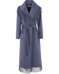 Jonathan Simkhai - Coat Fringe Robe "Carrie" - Lyst