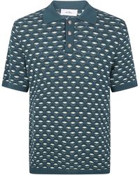 Les Deux - "Esmay" Shell Knitted Polo Shirt - Lyst
