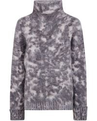 JOSEPH - "Esme" Fluffy Alpaca Oversize Turtle Neck - Lyst