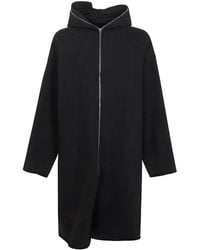 Rick Owens - Coat Fleece "Gimp Wide Mac" - Lyst