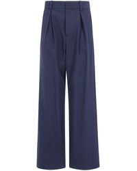 MM6 by Maison Margiela - Pants Wide Leg Trousers - Lyst