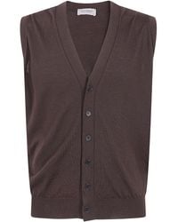 John Smedley - Sweater Vest V-Neck "Bolton" - Lyst