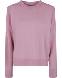 Mrz - Sweater Cropped Oversized Round Neck - Lyst