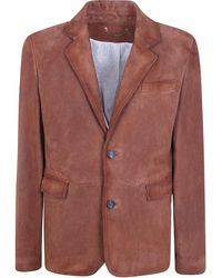 Golden Goose - Jacket Leather "Journey M's" - Lyst