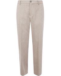 Golden Goose - Journey Relax Straight Pant Tailoring Chevronne - Lyst