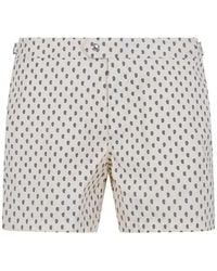 Tom Ford - Paisley Print Micro Compact Popeline Wr Swim Shorts - Lyst