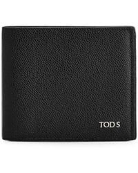 Tod's - Leather Bi-Fold Wallet - Lyst