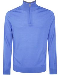 Paul Smith - Sweater Zip Neck "M1R.971Z. W03154 45" - Lyst