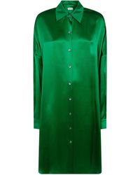 Dries Van Noten - "Dasia" Long Classic Shirt Mini Dress - Lyst