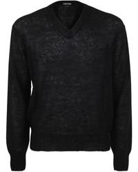 Tom Ford - V-neck Knitted Sweater - Lyst