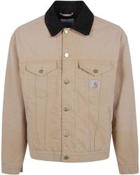 Carhartt - Jacket Organic Cotton Dearborn Canvas "Og Trucker" - Lyst