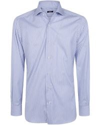 Barba Napoli - Shirt Classic Stripes "I1U13P0157073.U.01 Light" - Lyst