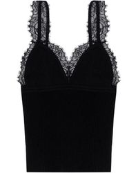 Blumarine - Top Con Inserto - Lyst