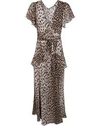 RIXO London - "Evie" Dress Antelope Spot - Lyst