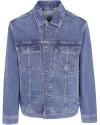 Emporio Armani - Denim Classic Jacket - Lyst