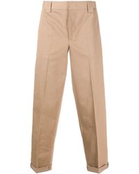 Golden Goose - Cropped Straight-leg Chinos - Lyst