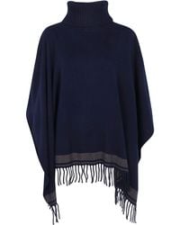 Ralph Lauren - Poncho "Ruana" - Lyst