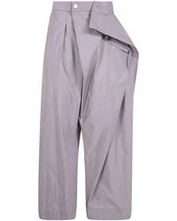 Issey Miyake - 'Akimbo' Volume Trousers - Lyst
