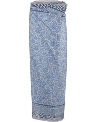 MC2 Saint Barth - Skirt Floral Pattern "Thaiti" - Lyst