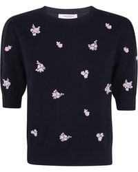 Twinset - Sweater Short Sleeves Round Neck "262Tp3460 00006" - Lyst