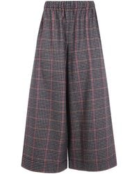 Daniela Gregis - Pants Wool "Pigiama" Pockets Trousers - Lyst
