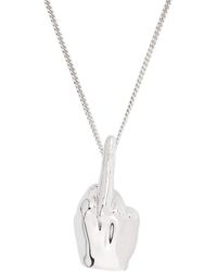 Y. Project - Mini Fuck You Pendant Necklace Accessories - Lyst