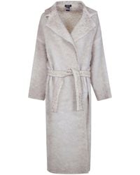 Avant Toi - Coat Hand Painted Alpaca "Over Coat With Belt" - Lyst