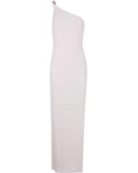 Ralph Lauren - One Shoulder Evening Mini Dress - Lyst