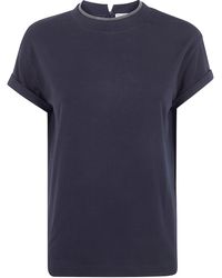 Brunello Cucinelli - Cotton T-Shirt - Lyst