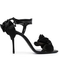 Magda Butrym - "Flower" Sandals T.080 Shoes Satin - Lyst