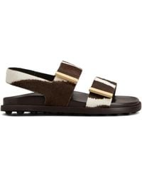Tod's - Pony Hair Sandals - Lyst