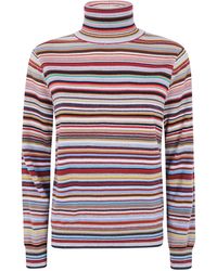 Paul Smith - Roll-Neck Knitted Sweater - Lyst